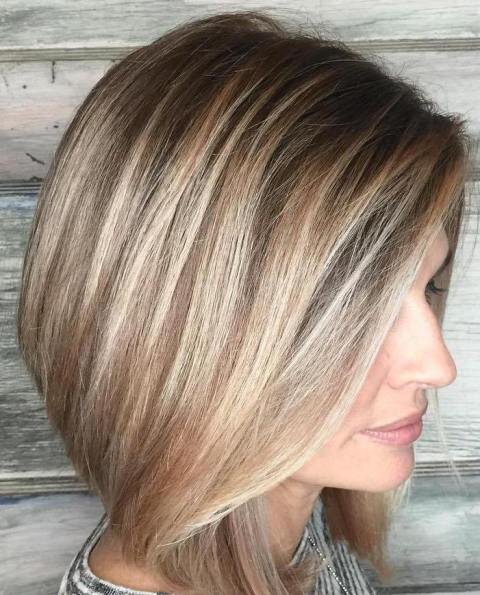 Мелирование на прямые волосы