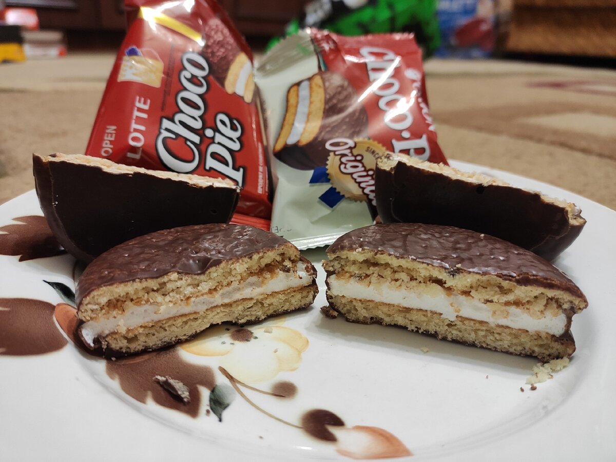 Lotte Choco Pie, ЧокоПай ЛОТТЕ , 2шт по 168гр