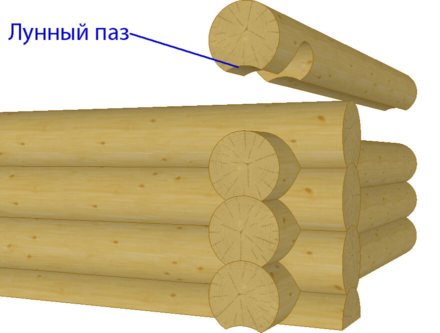 Паз бревна