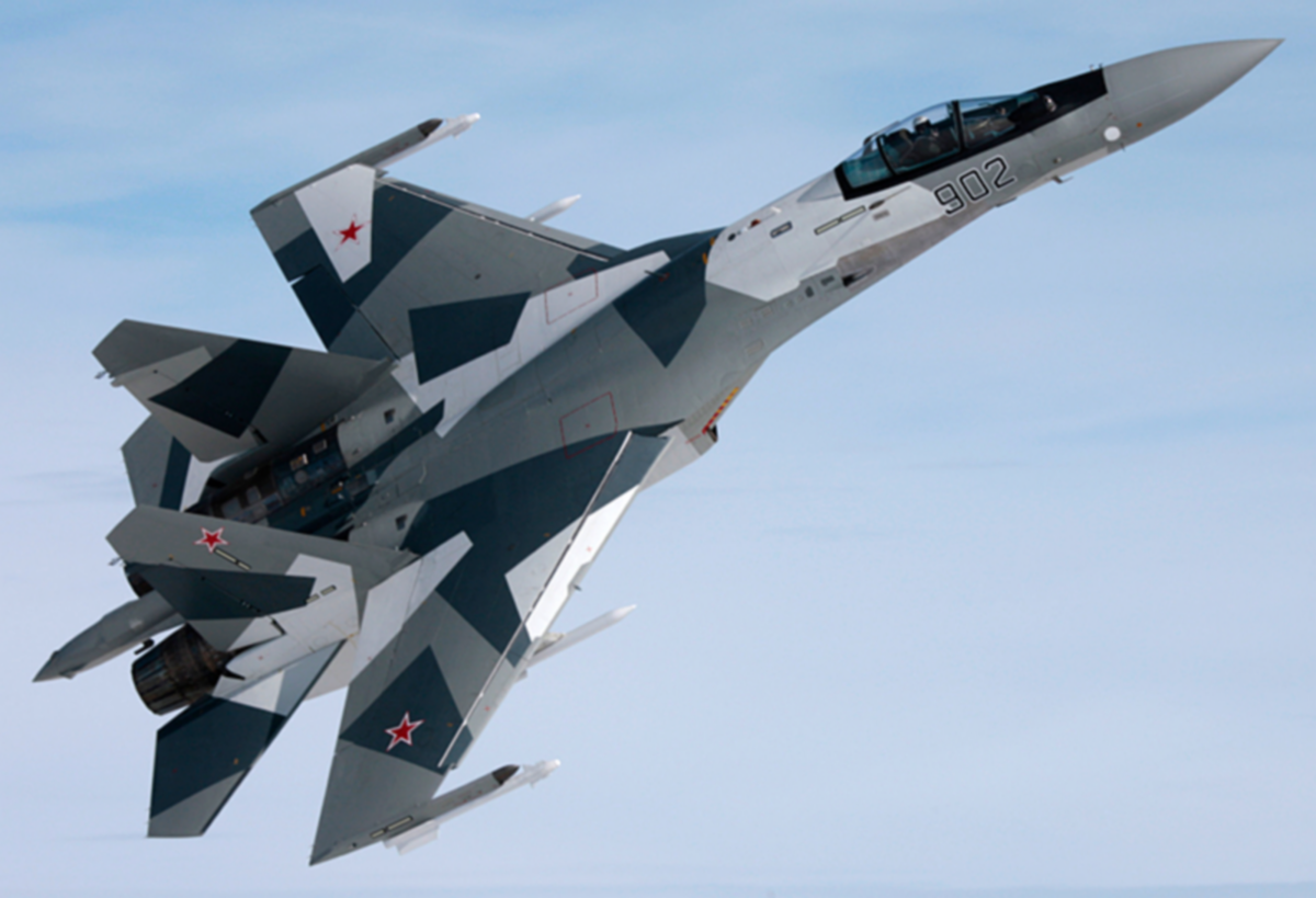 Многоцелевой сверхманевренный истребитель Су-35С. Источник: https://vk.com/oruzhie_tekhnika_armiya
