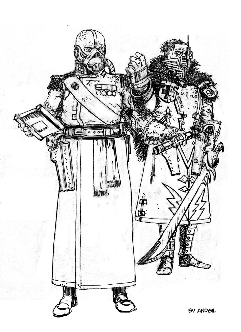 Пожалуй если меня разбудят ночью, и скажут нарисовать что-то по вархаммеру, я без проблем это сделаю.