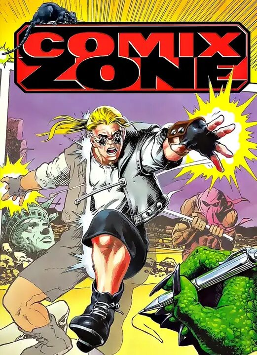 
Comix Zone (яп. コミックスゾーン Комиккусу Дзо:н) — видеоигра в жанре аркадного экшена, выпущенная для игровой приставки Sega Mega Drive в 1995 году (спустя 5 лет была портирована на другие платформы). С 2010 года игра доступна в составе сборника SEGA Mega Drive and Genesis Classics для платформ Linux, macOS, Windows, с 2018 — PlayStation 4, Xbox One[1] и Nintendo Switch[2]. Главная особенность игры заключается в её стилизации под комикс — действие игры разворачивается на страницах комикса.

Музыку к игре написал композитор Говард Дроссин (позже выпущенную на отдельном диске). Над графикой работали в основном художники комиксов. Персонажи игры были перенесены с реальных людей методом оцифровки и технологии захвата движения motion capture, благодаря чему выглядели и двигались с великолепной для того времени реалистичностью.
