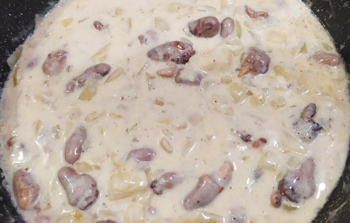 ПП Куриные сердечки с грибами в сметанном соусе - пошаговый рецепт с фото. Автор