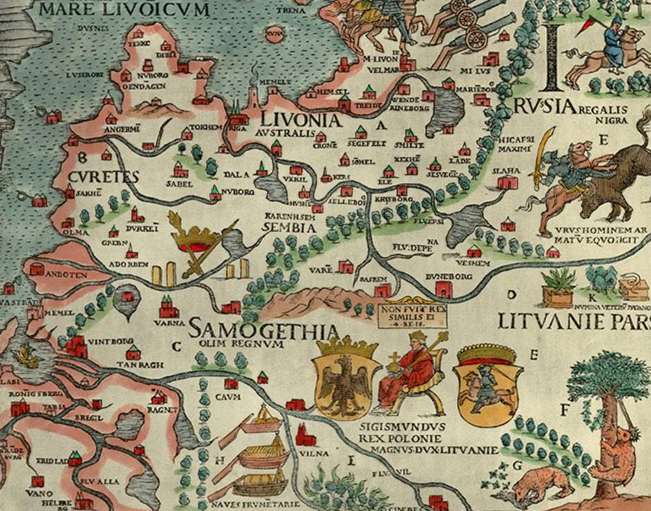 Карта олафа магнуса 1539 в высоком качестве