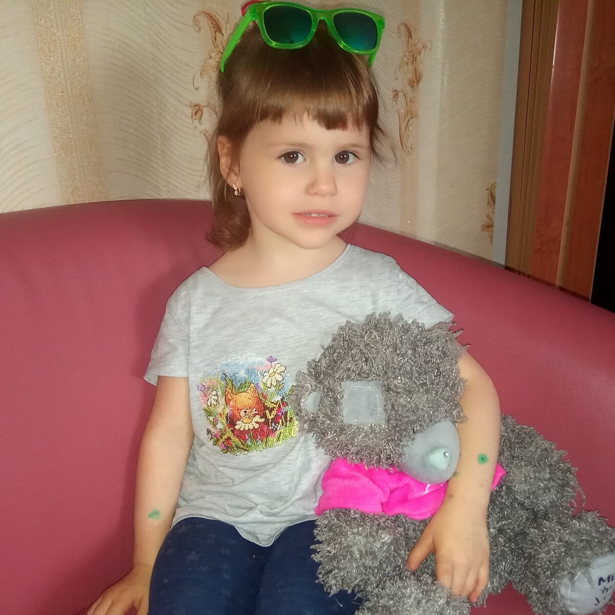 Вышивка на одежде.Фото автора.