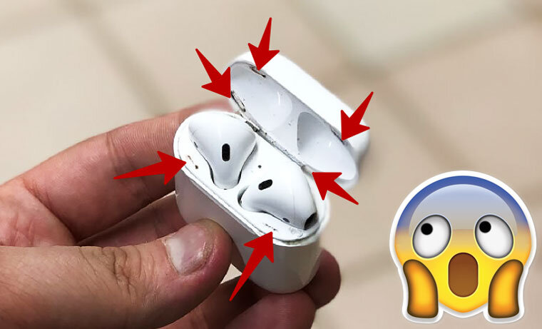 Это считается как грязные AirPods
