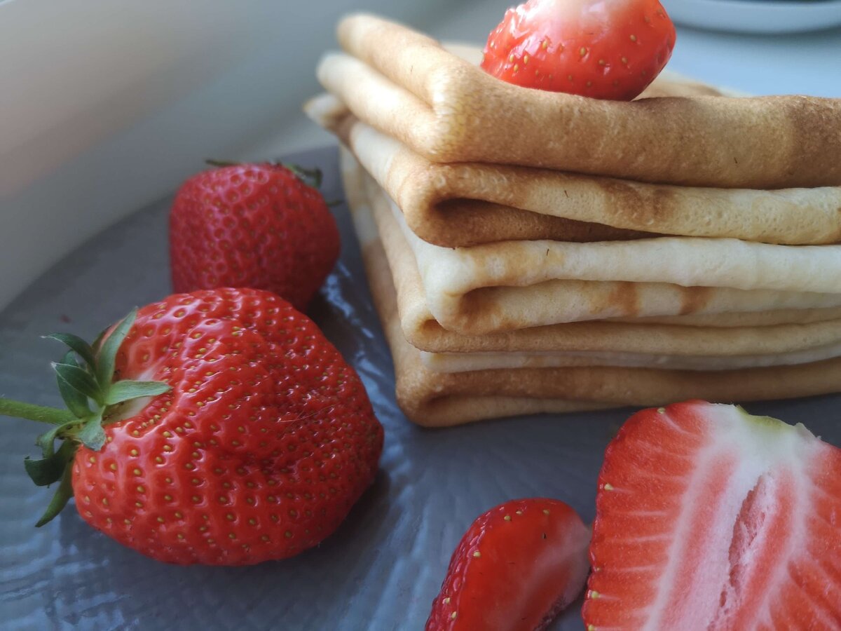 Вкусные, тонкие блины на молоке классический рецепт