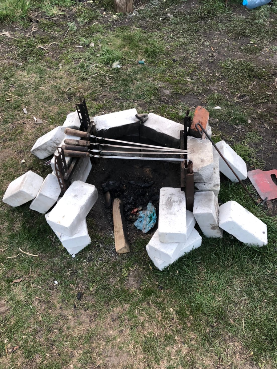 то самое крепление для казана 