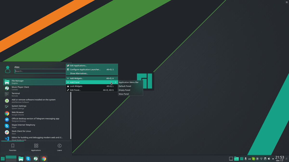 Manjaro Linux 19 KDE