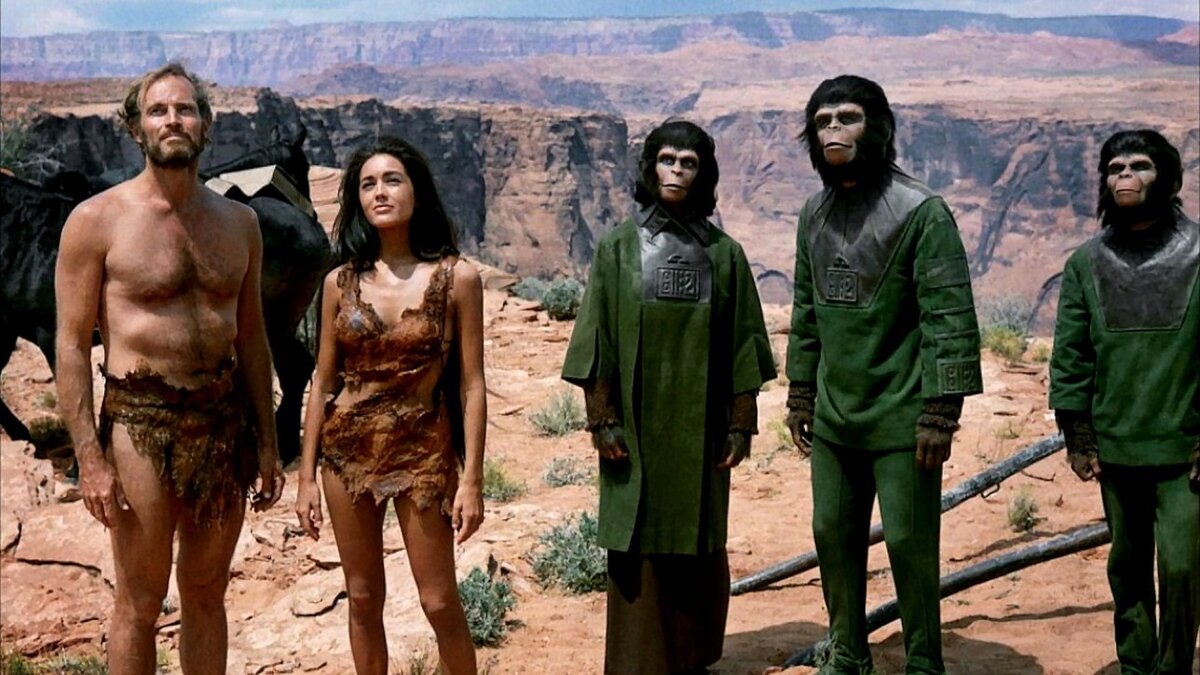 Кадр из фильма "Планета обезъян" 1968 год. Источник фото: https://www1.moviesjoy.net/movie/planet-of-the-apes-18054