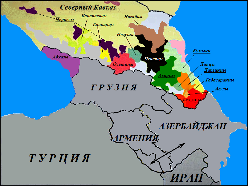 Современный северный кавказ
