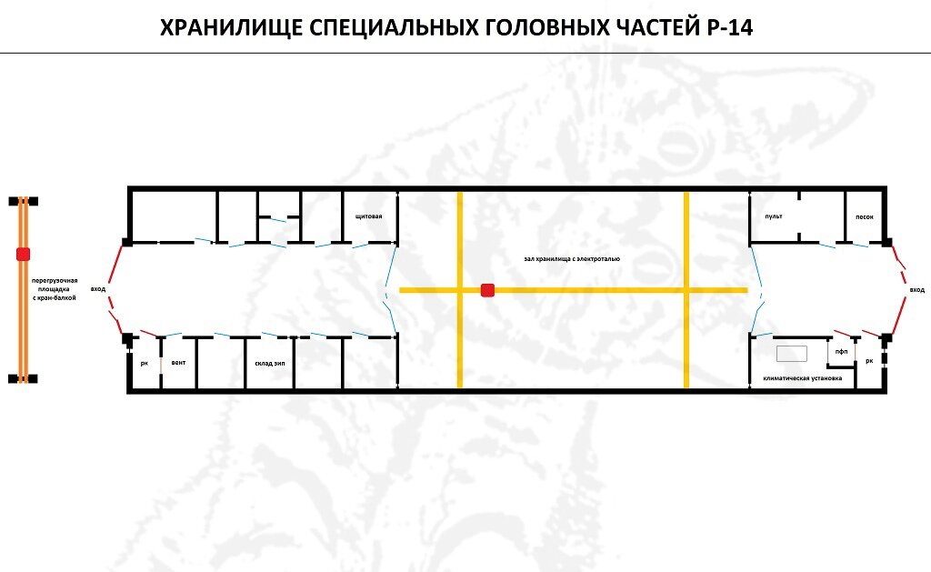 Заброшенное хранилище ядерных боеголовок для ракет Р-14у 1529-й РТБ