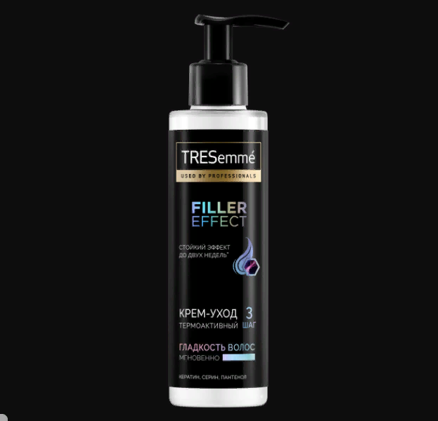 TRESEMMÉ Filler Effect линейка. Флакон trseeme PNG. Средство для приглаживания волос и усов