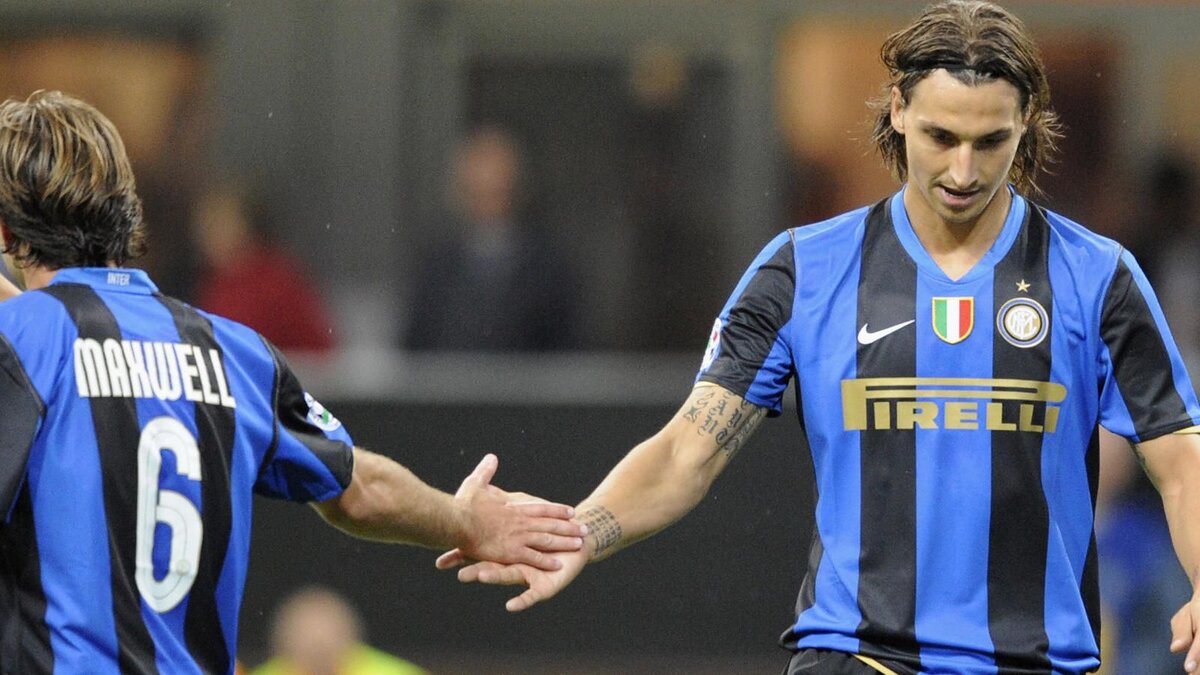 Ибра и Максвелл в "Интере".