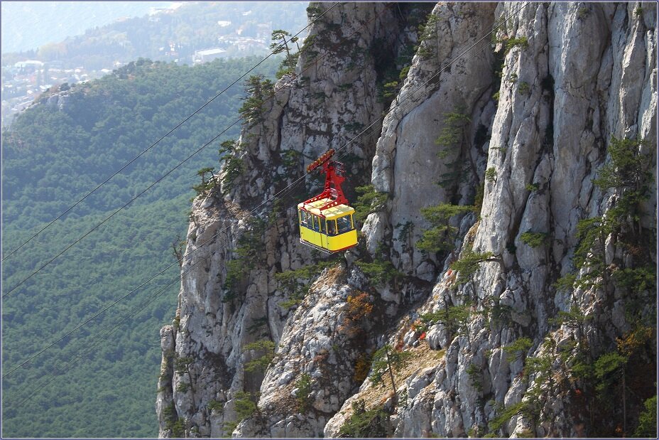 Гора ай Петри в Крыму канатная дорога