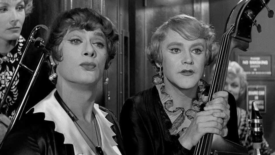 В джазе только девушки, 1959 год.