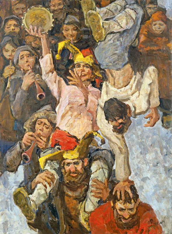 Лев Русов. Скоморохи.1976 год.