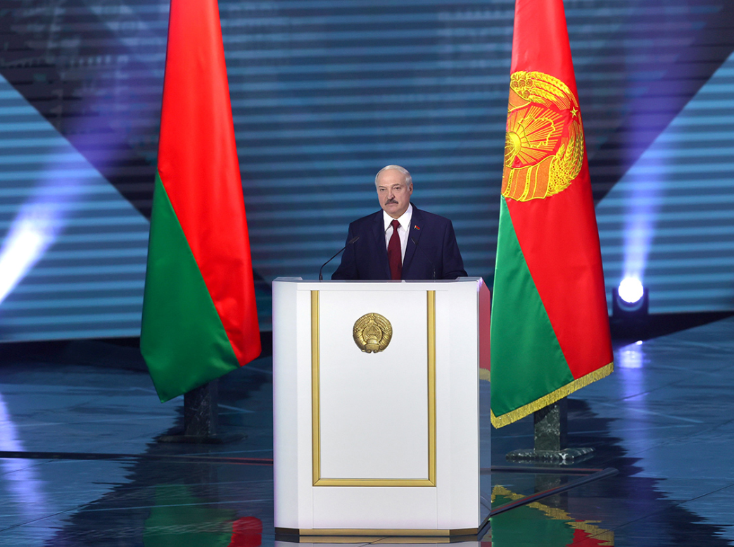 Обращение президента Белоруссии А. Лукашенко к Нацсобранию и белорусам. Фото: discover24.ru