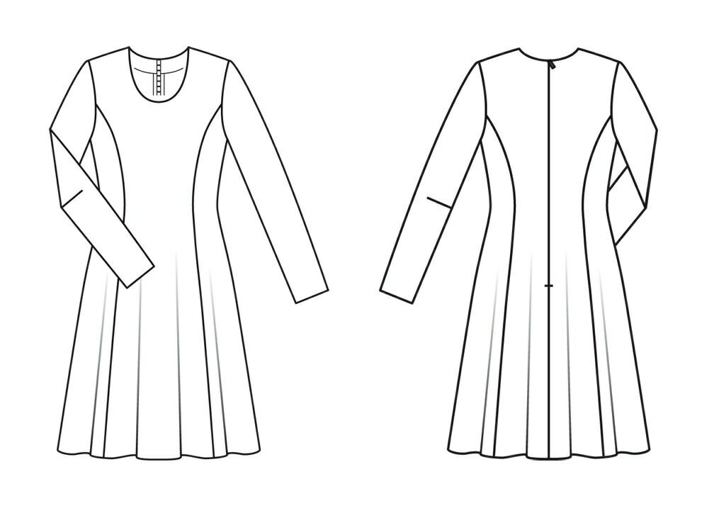 Фасон взят из журнала Бурда.Классика