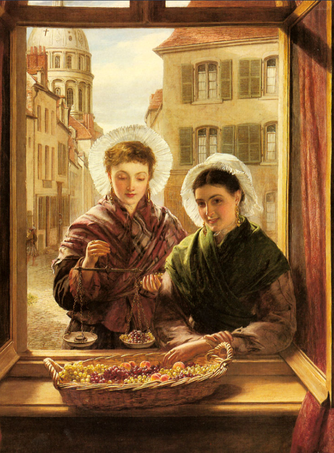 William Powell Frith. At My Window, Boulogne (У моего окна. Булонь)