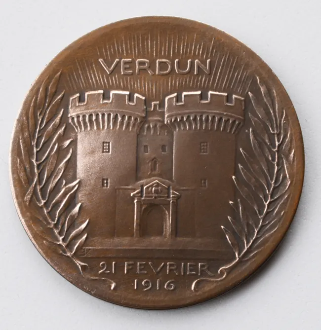Медали за Верден. Medal rise