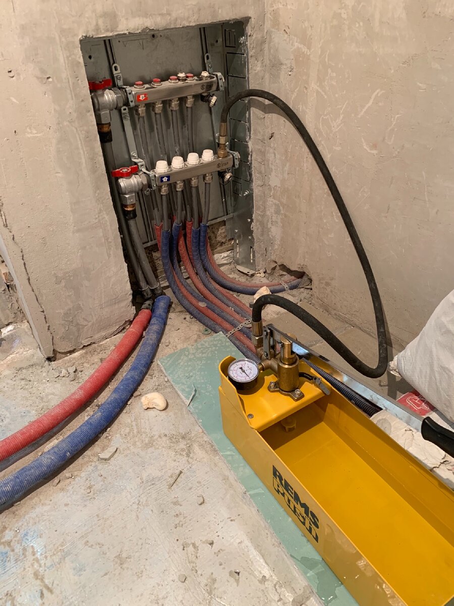 Гидравлические испытания труб 