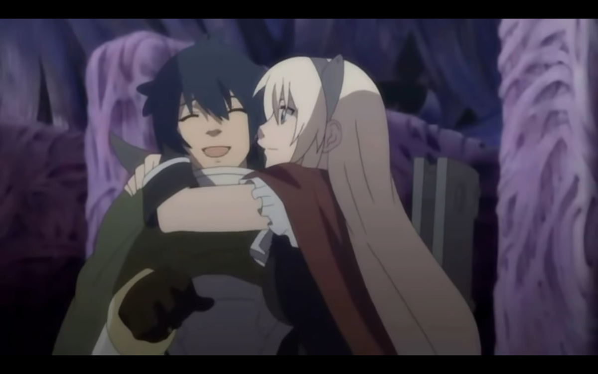 Лучшая награда для героя-чмок от милашки