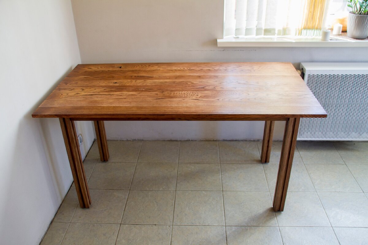 Стол полностью из дуба по моему размеру