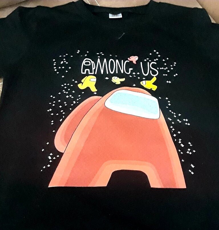 Любимая футболка нашего игрока (фото автора)