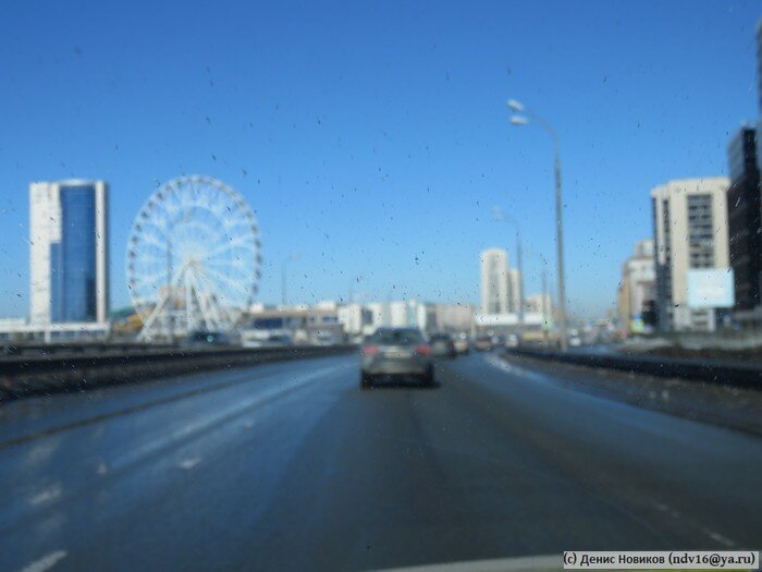 На мосту "Миллениум" в Казани