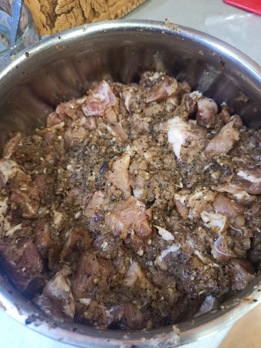 Мясо с пряностями