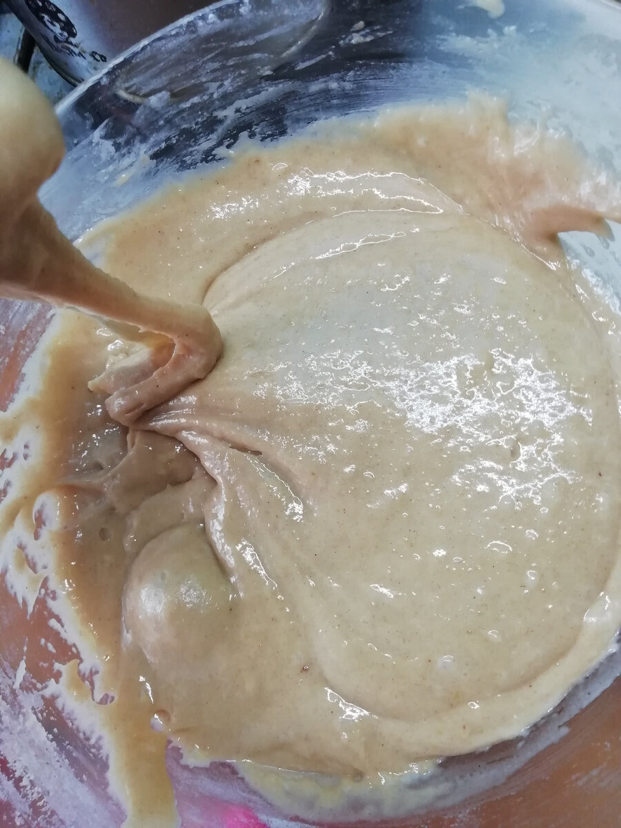 Вот такой консистенции должно быть тесто