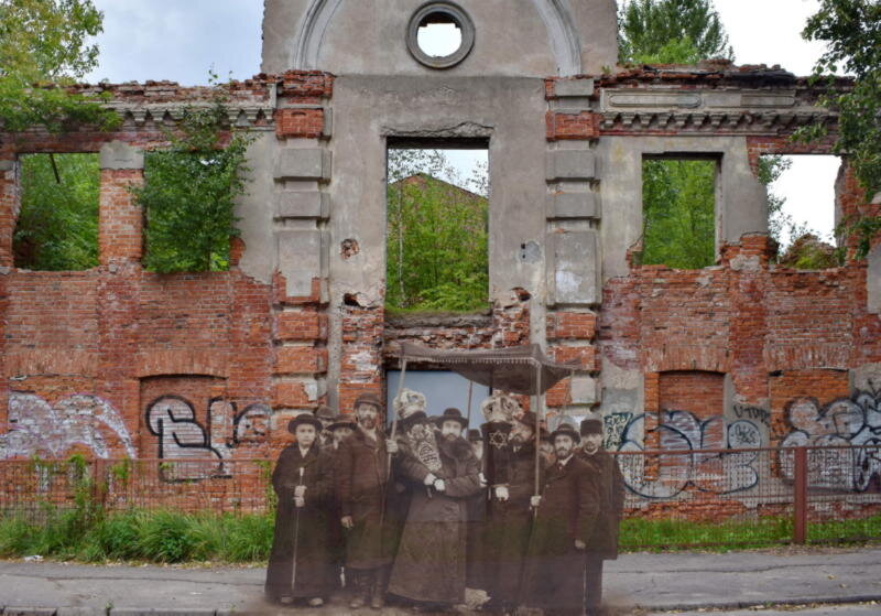 «Призраки прошлого». Фотопроекция Виктора Борисенкова