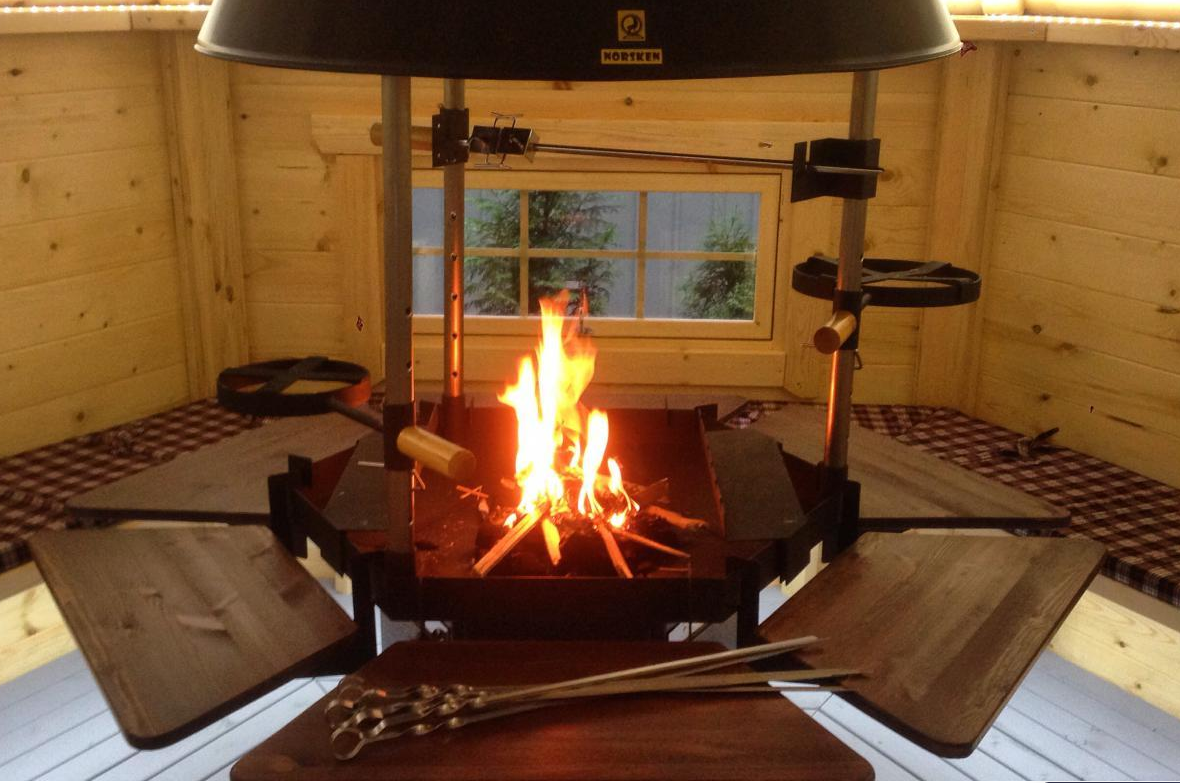 Можно даже открытый высокий огонь