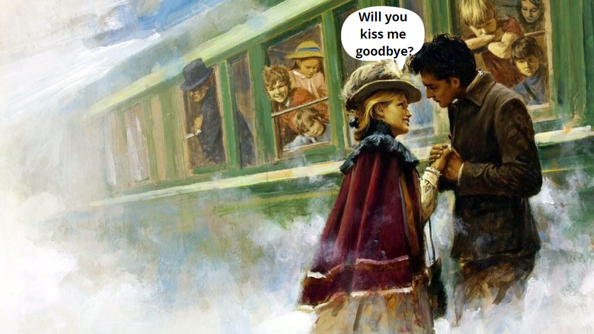 Поцелуй меня на прощание.