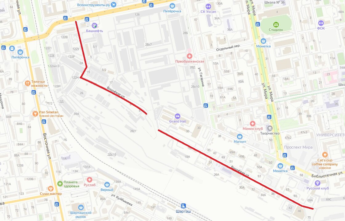 День 162. Вишневая (Екатеринбург)© Яндекс