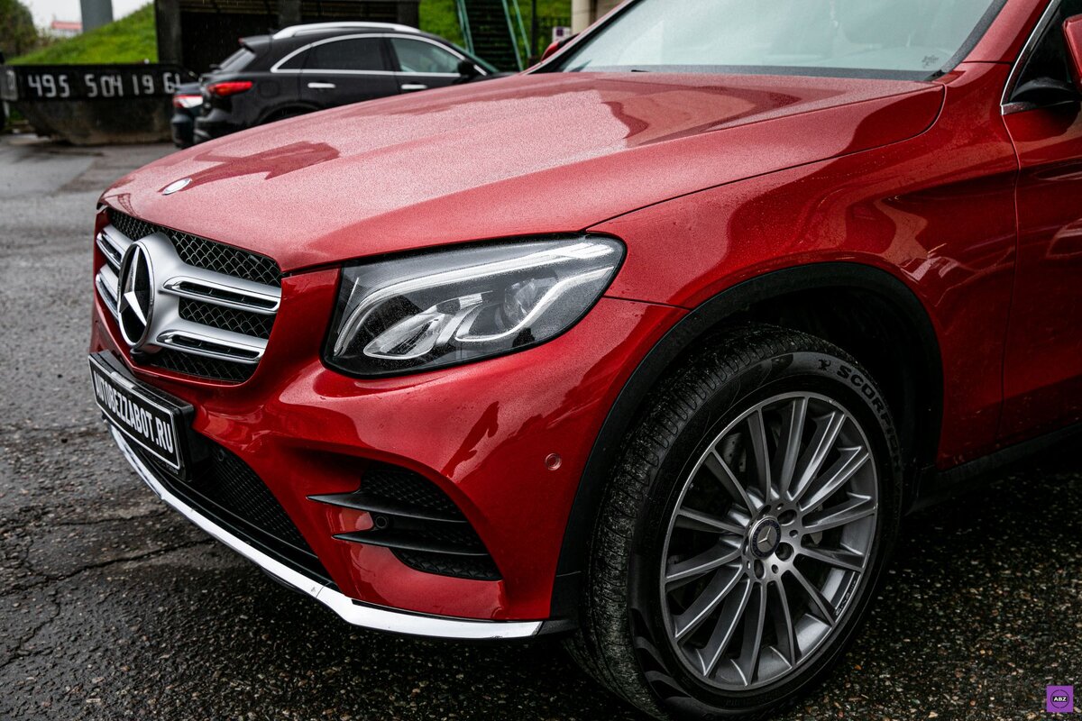 Красный, классный Mercedes-Benz GLC под Llumar Gloss | ABZ Детейлинг | Дзен