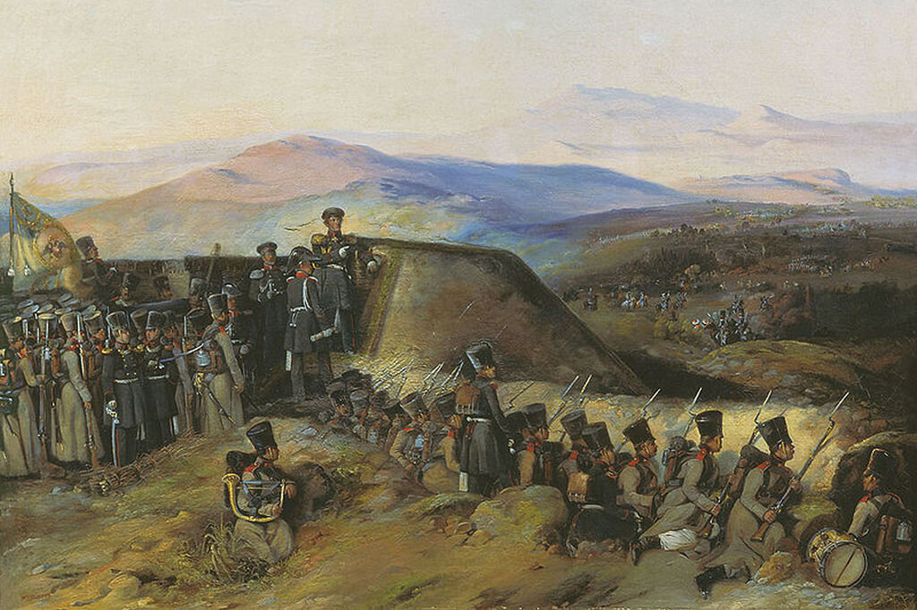 Г. Ф. Шукаев. Боевой эпизод из русско-турецкой войны 1828-1829 годов. Центральный военно-исторический музей артиллерии, инженерных войск и войск связи. Санкт-Петербург