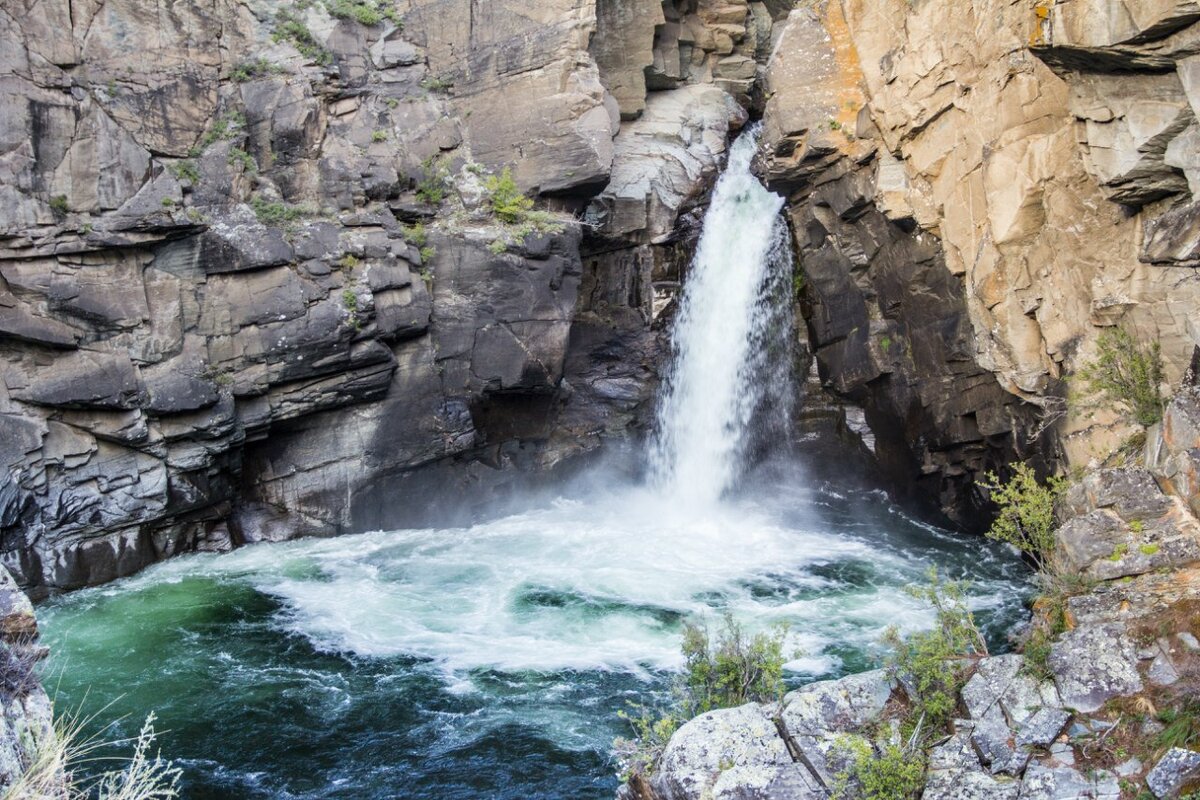 Водопад Куркуре. Долина Чулышмана, август 2014.