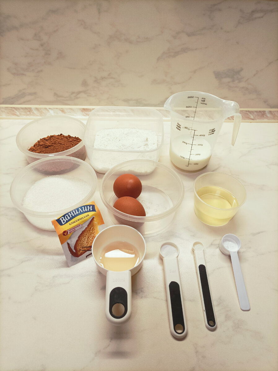 Ингредиенты для бисквита