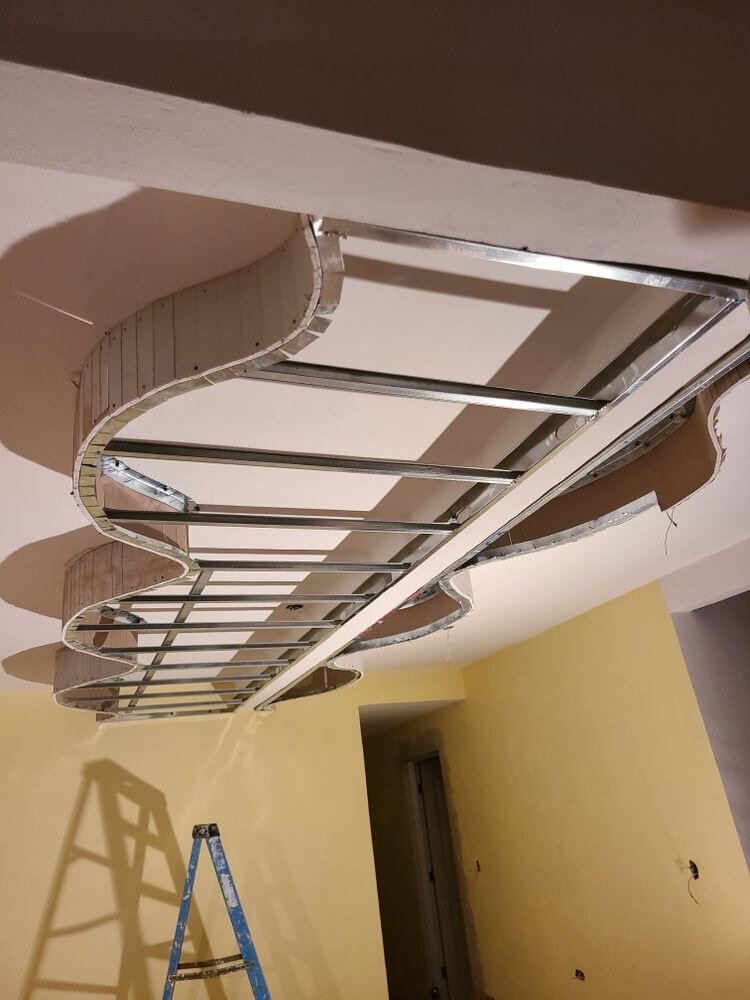 Потолок из гипсокартона 