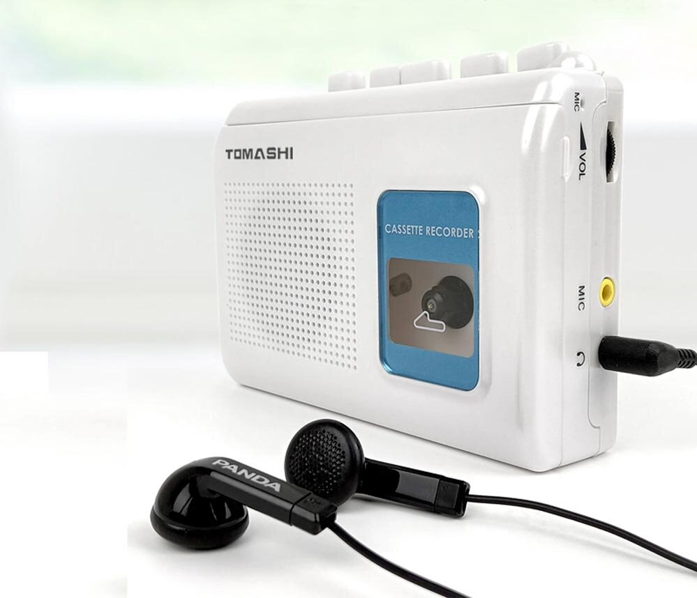 TOMASHI, магнитофон Walkman с Built-in динамиком, микрофоном