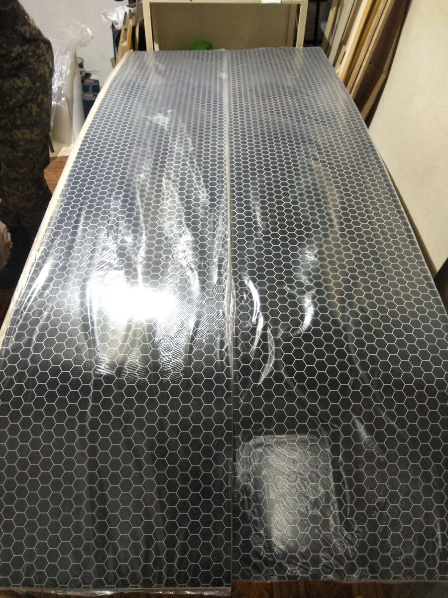 для задней стенки...