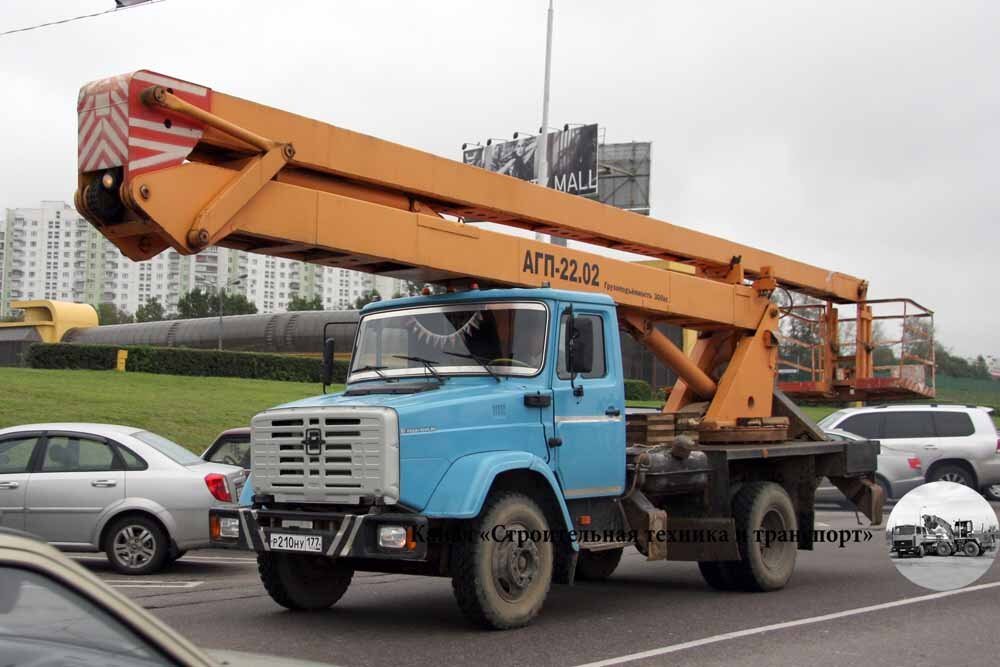 22-метровые коленчатые подъемники массово выпускались в СССР, сначала на шасси ЗИЛ-130, затем на шасси ЗИЛ-433362