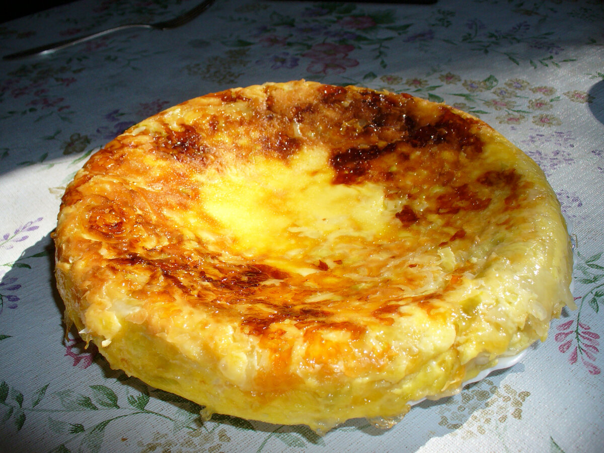 Пирог с капустой на скорую руку