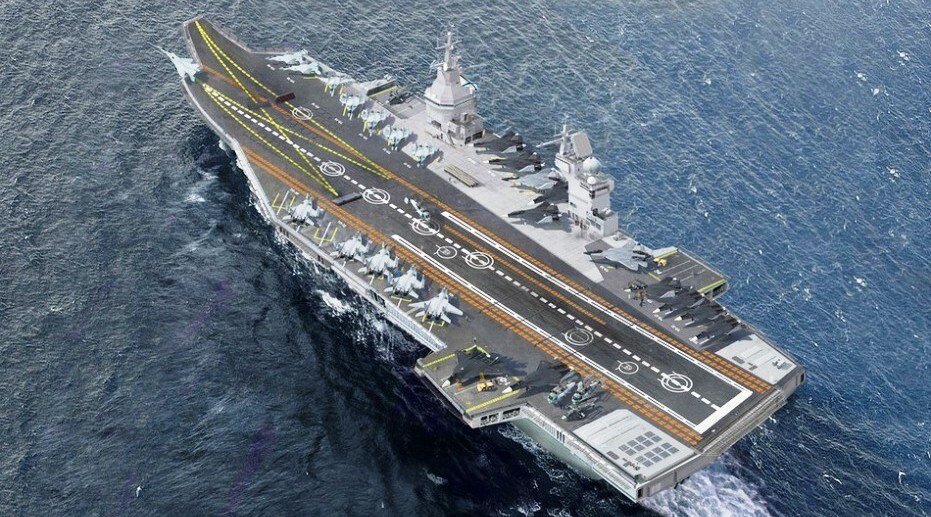 Российский авианосец проекта 23000Е "Шторм" (концепт-арт)
