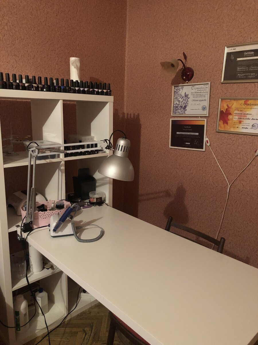 Мой рабочий уголок. 