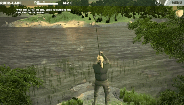 3D Arcade Fishing – геймплей