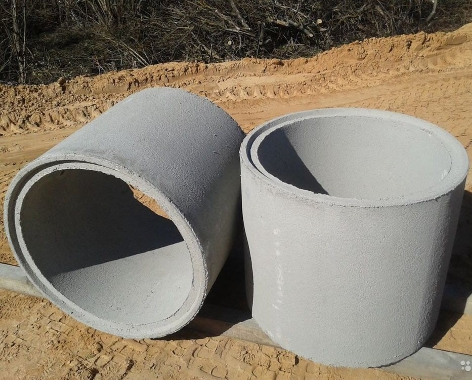 Бетонные кольца с замком