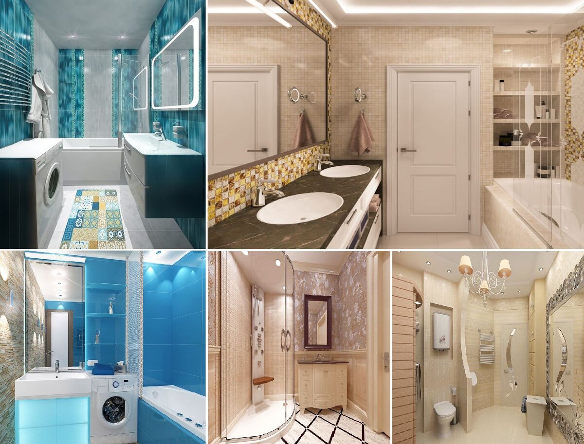 Обустройство маленькой ванной комнаты